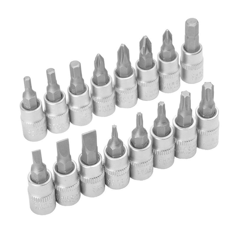 JBM (15379) Caixa de Soquetes com Ponta de 1/4" (16 Peças)