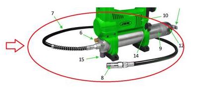 JBM (15440) Flexible Hose For Ref.60038