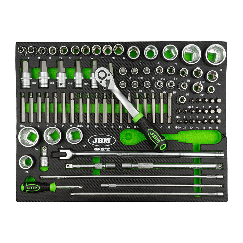 JBM (15730) 1/2" Hexagonal Socket In Eva Tray