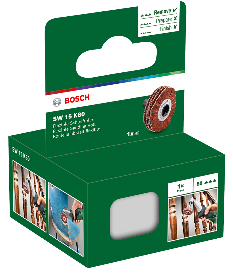Rodillo de lijado flexible Bosch SW15 K80