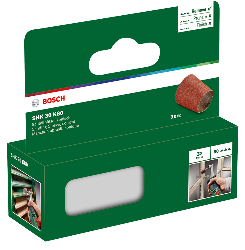 Bosch Sanding Roller Sanding Sleeve SHK30 K80