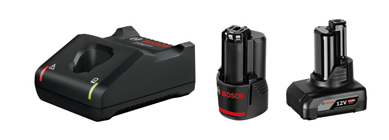 Bosch PowerSet 12V - 1 bateria de 2,0 Ah + 1 bateria de 4,0 Ah + carregador GAL 12V-40