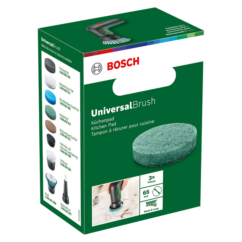 Bosch Power Scrubber Green kitchen sour pad X3