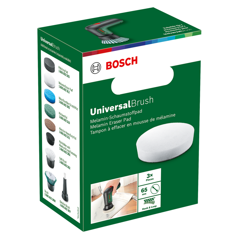 Bosch Power Scrubber White melamine eraser X3