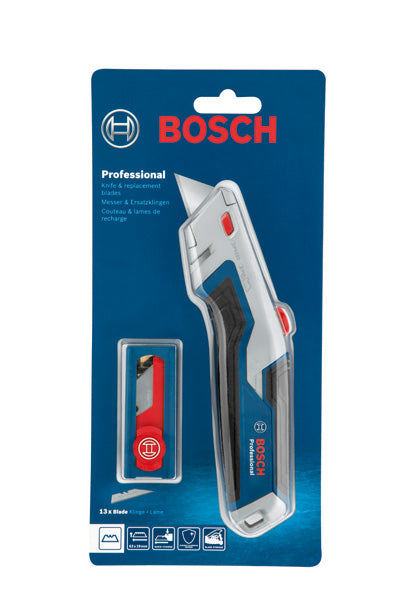 Bosch Retractable Utility knife + blades set