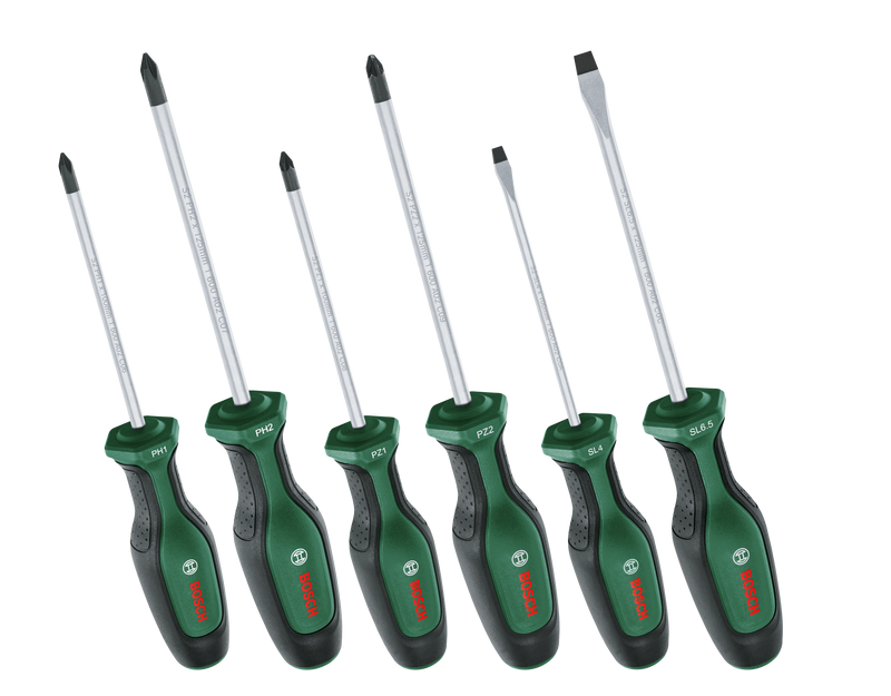 Juego de 6 destornilladores Bosch