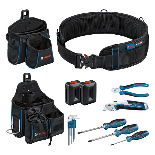 Bosch Combo Kit Belt 108 Set + Hand Tools Set