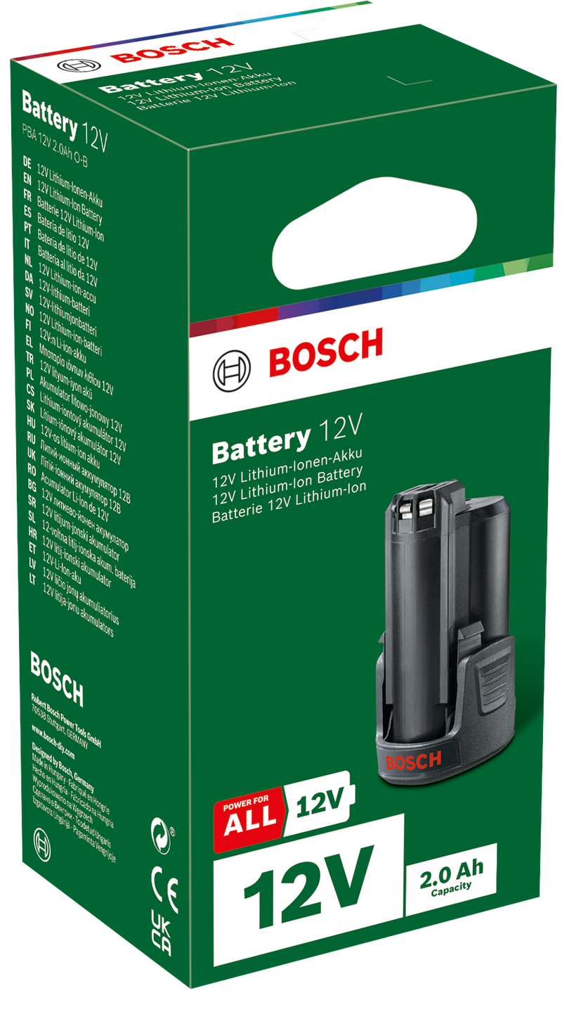 Bateria Bosch PBA 12V 2,0 Ah OB