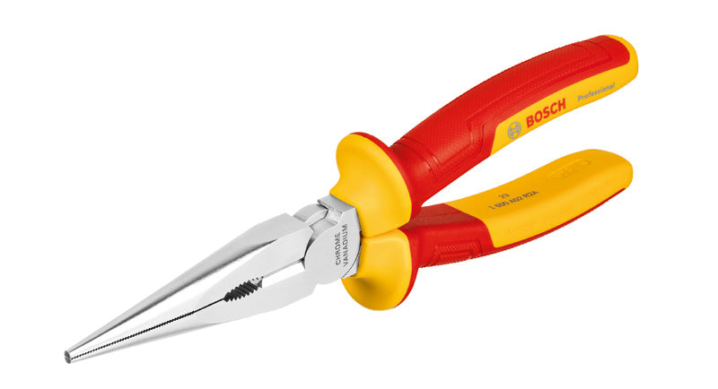 Bosch Flat-Nose Pliers VDE straight 200mm