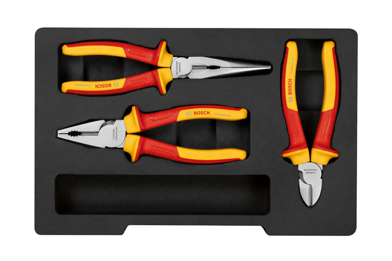 Bosch Pliers VDE Pliers Set 3pc
