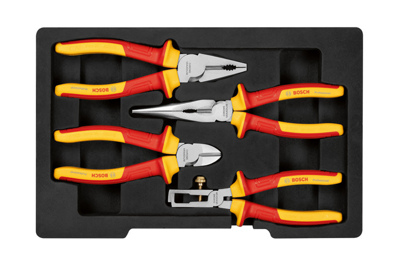Bosch Pliers VDE Pliers Set 4pc