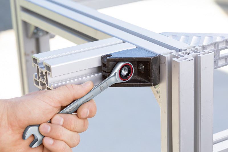 Bosch combination wrench 5pc Ratchet Set satin