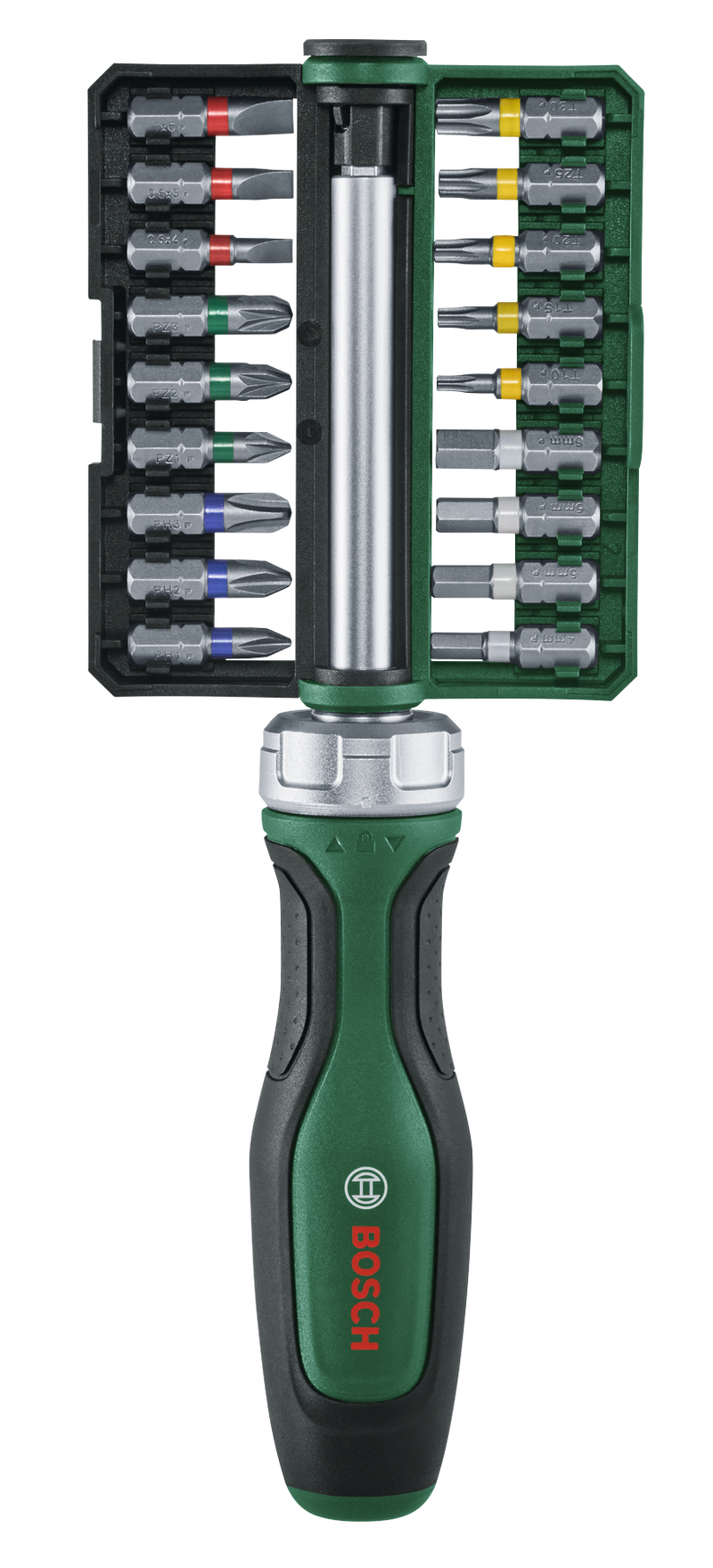 Bosch Screwdriver Ratchet Screwdriver with 18x