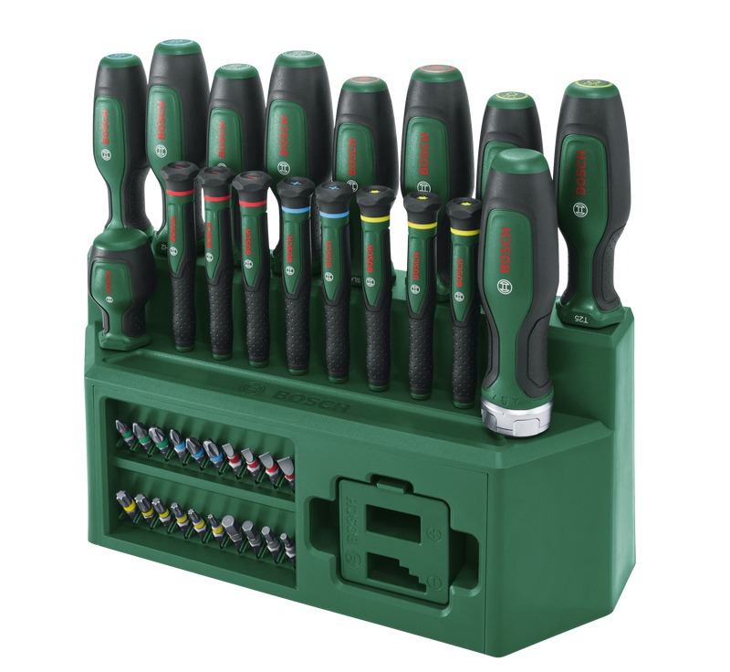 Herramientas manuales Bosch Accessories (juego combinado de 39 destornilladores)