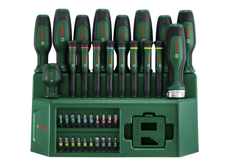Herramientas manuales Bosch Accessories (juego combinado de 39 destornilladores)