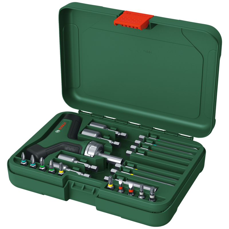 Bosch Screwdriver T-Handle with Ratchet - Set
