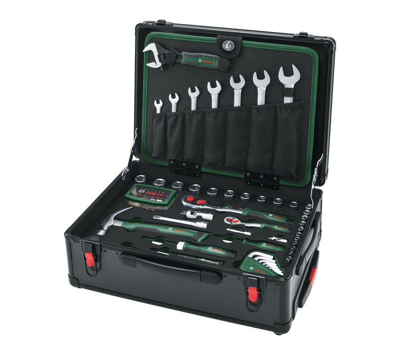 Ferramentas manuais Bosch Accessories (Caixa de ferramentas com rodas com conjunto de 119 unidades)