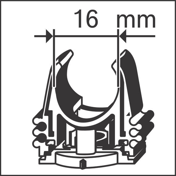 Abrazadera para conductos Bosch PRO EPC-16