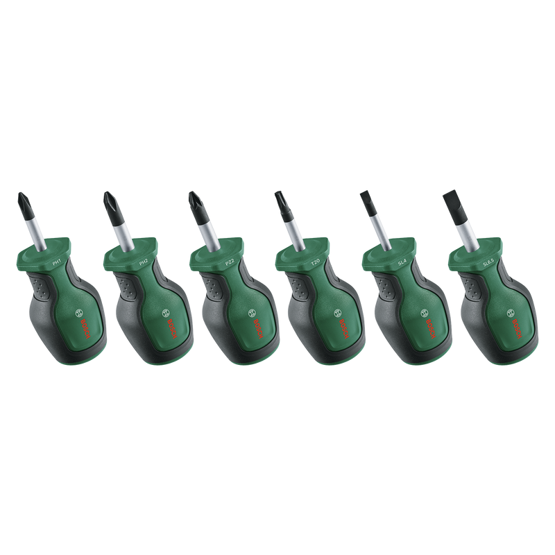Bosch Screwdriver - Stubby 6-Piece