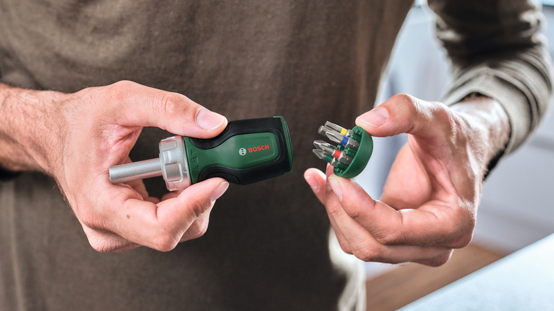 Bosch Screwdriver Stubby Bit Ratchet Screwdriv