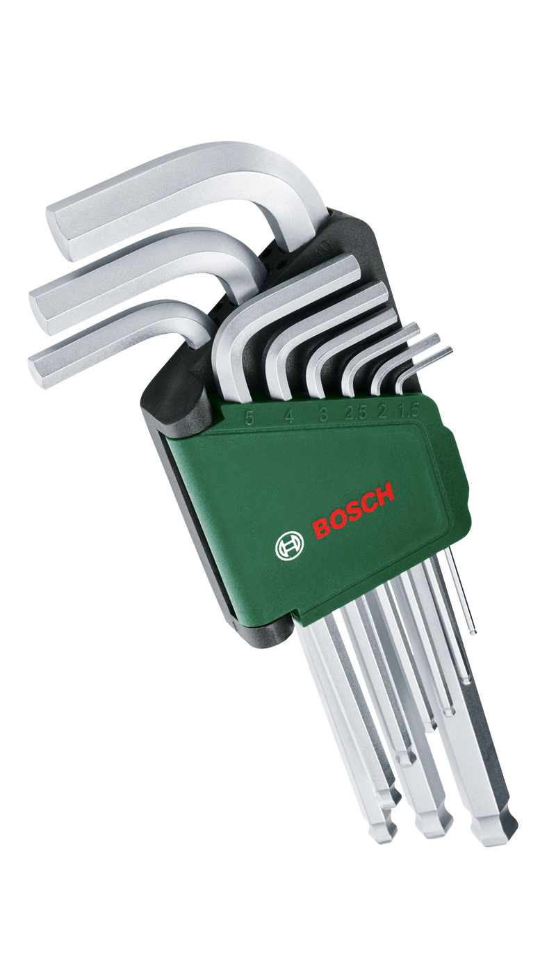 Bosch Hexagon-Socket Key Hex Key Set 9-piece