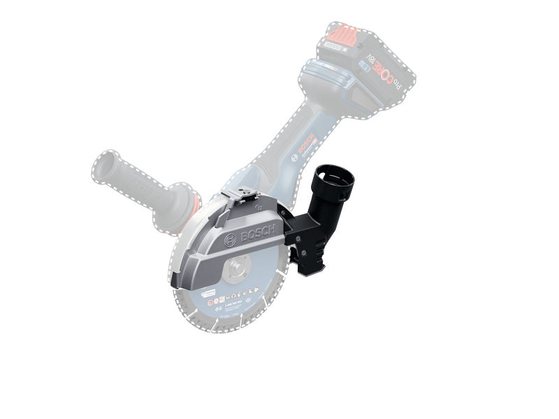 System accessory for large Bosch angle grinders (GDE 180-CG Professional)