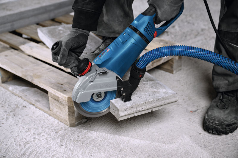 System accessory for large Bosch angle grinders (GDE 180-CG Professional)