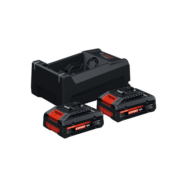 Kit de inicio Bosch (2x EXBA18V-40 + GAL 12V/18V-80 Professional)
