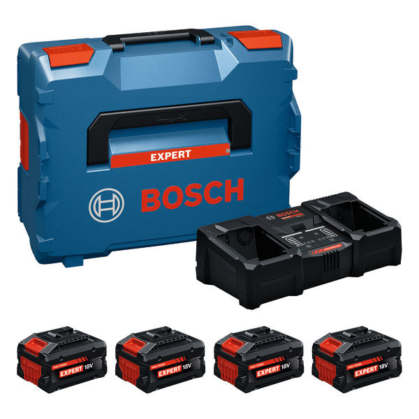 Kit de inicio Bosch (2x EXBA18V-55 + 2x EXBA18V-80 + EXAL18V2-320 Professional)