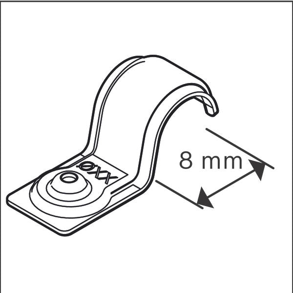 Abrazaderas para cables Bosch (Abrazadera de cable simple metálica PRO, EMS-8 Professional)