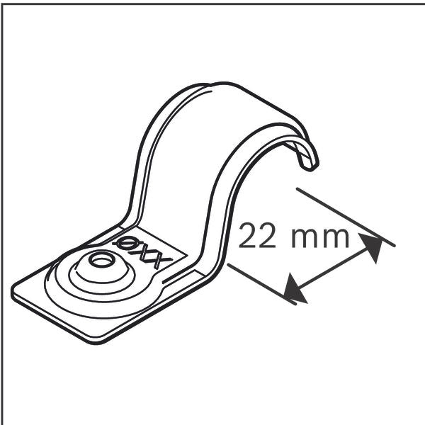 Bosch cable fasteners (PRO Metal single cable clamp, EMS-22 Professional)