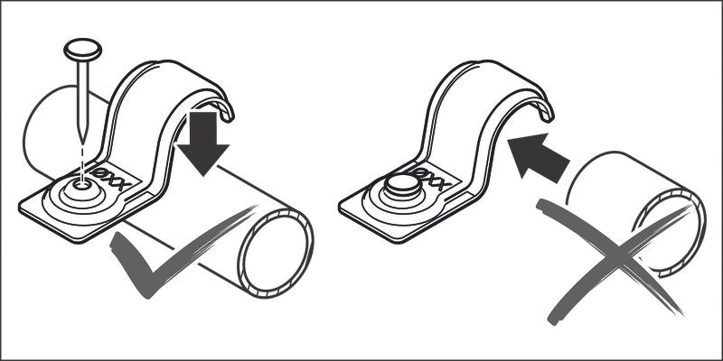 Bosch cable fasteners (PRO Metal single cable clamp, EMS-32 Professional)