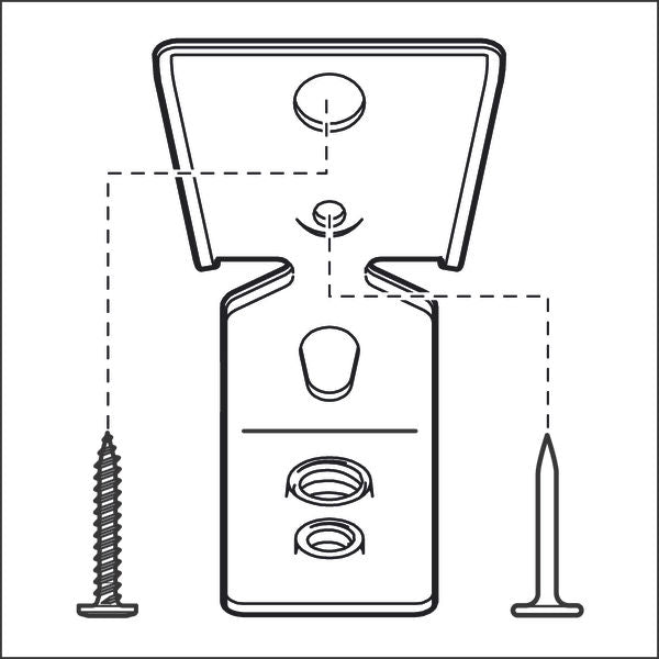 Elementos de fixação de cabos Bosch (Suporte PRO FMI-M6/M8 Metal Professional)