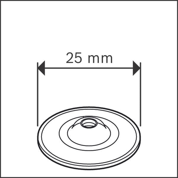 Elementos de fixação de cabos Bosch (Anilha PRO FMW-25 Universal Metal Professional)