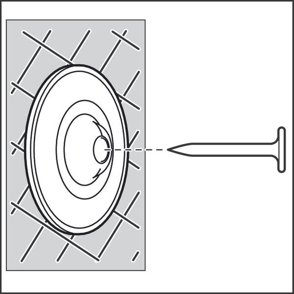 Elementos de fixação de cabos Bosch (Anilha PRO FMW-25 Universal Metal Professional)