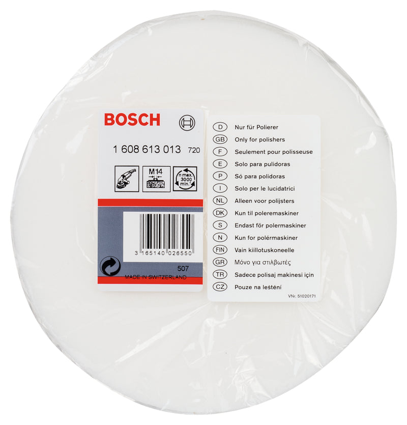 Esponja de pulido Bosch de 160 mm, 1 unidad