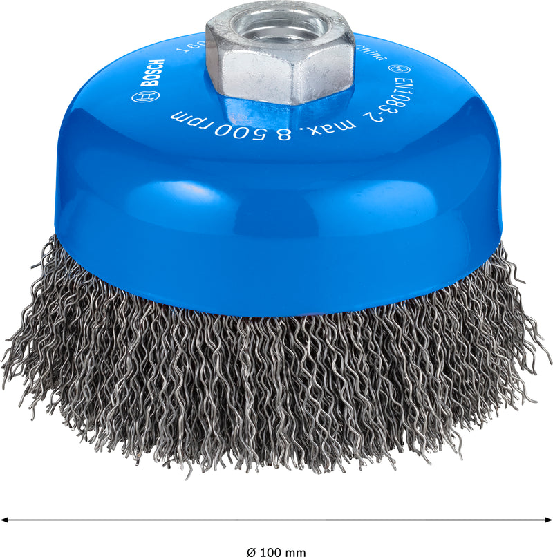 Bosch Bosch 100Mm Crimped Wire Cup Brush