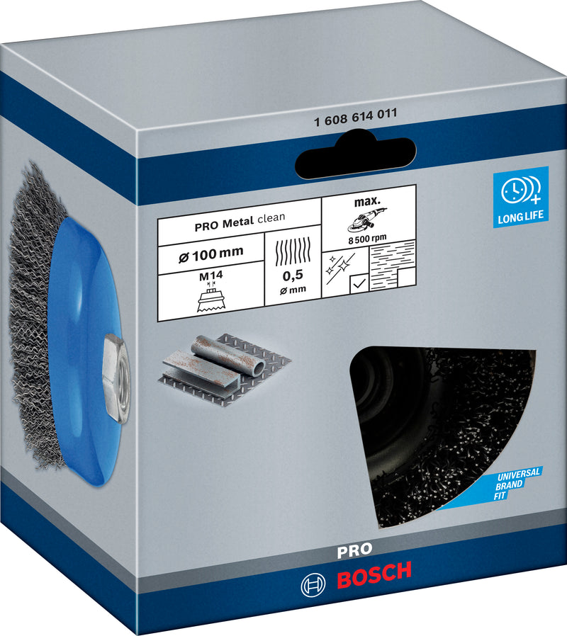 Bosch Bosch 100Mm Crimped Wire Cup Brush