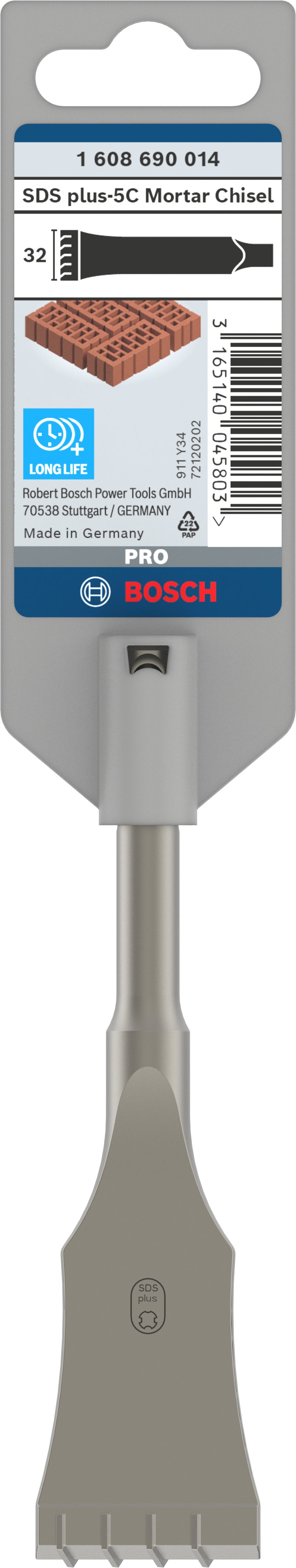 Cinzel de juntas Bosch SDS-Plus 130 x 32 mm