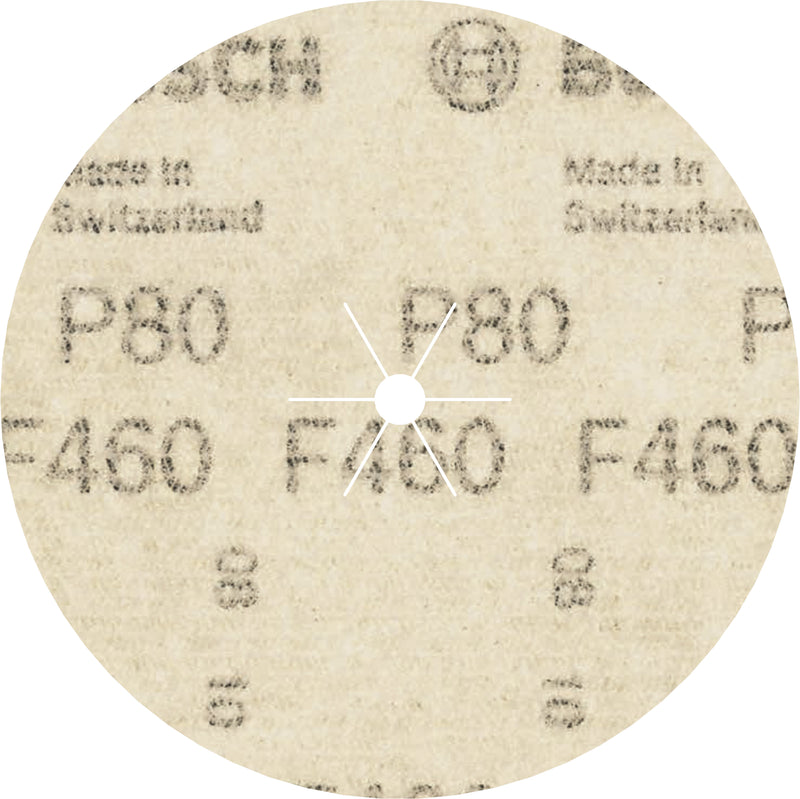 Bosch Sanding Sheet EfWP,125mm,G80,5x