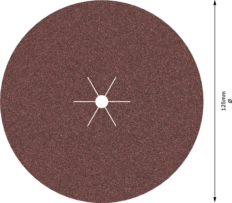 Folha de lixa Bosch EfWP, 125 mm, G180, 5x