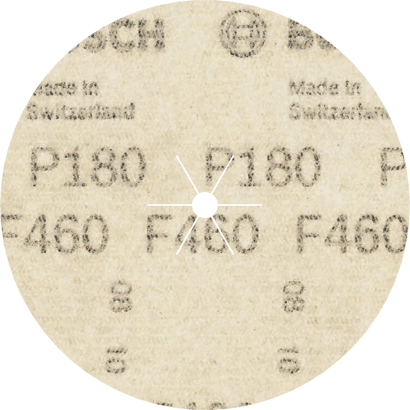 Folha de lixa Bosch EfWP, 125 mm, G180, 5x