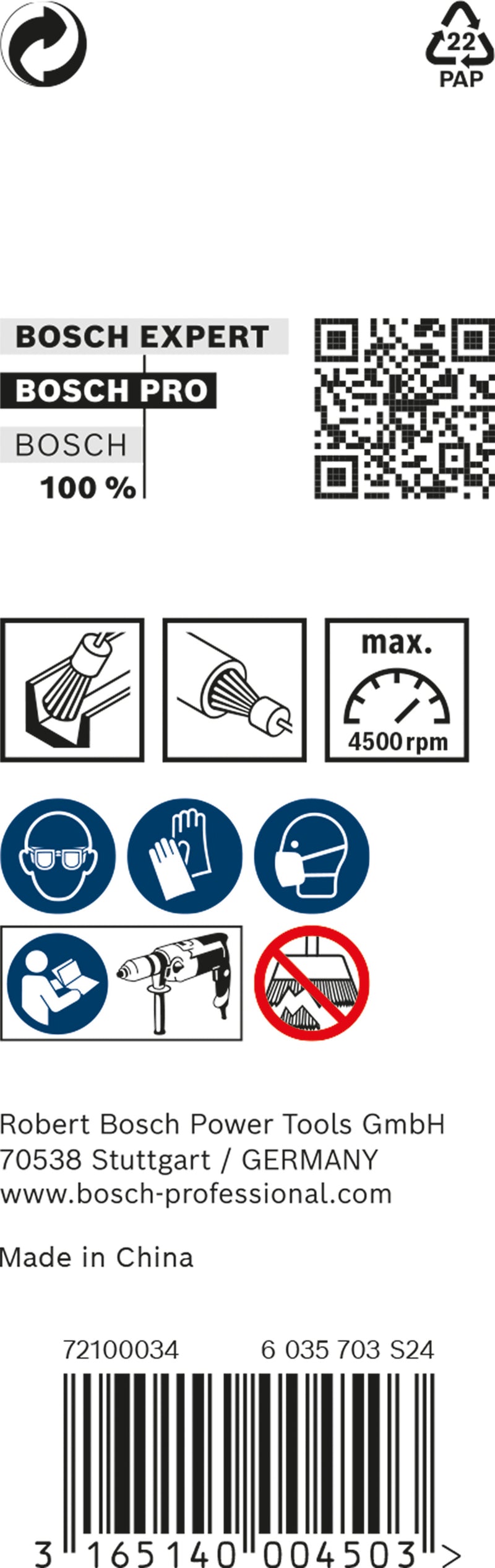 Pincel Bosch PSB PIN.B 25