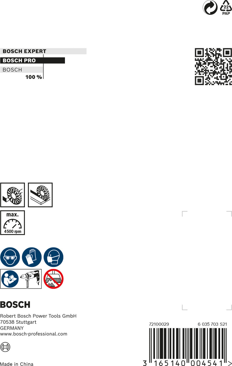 Escova Circular Bosch CSB SCH.B100 GR