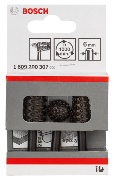 Bosch Set Of Rotary Files 3 PCE SET 6X30MM