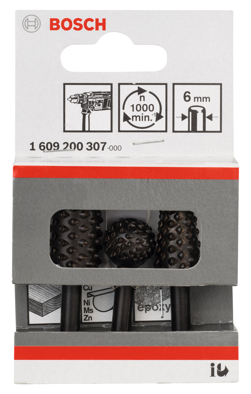 Bosch Set Of Rotary Files 3 PCE SET 6X30MM