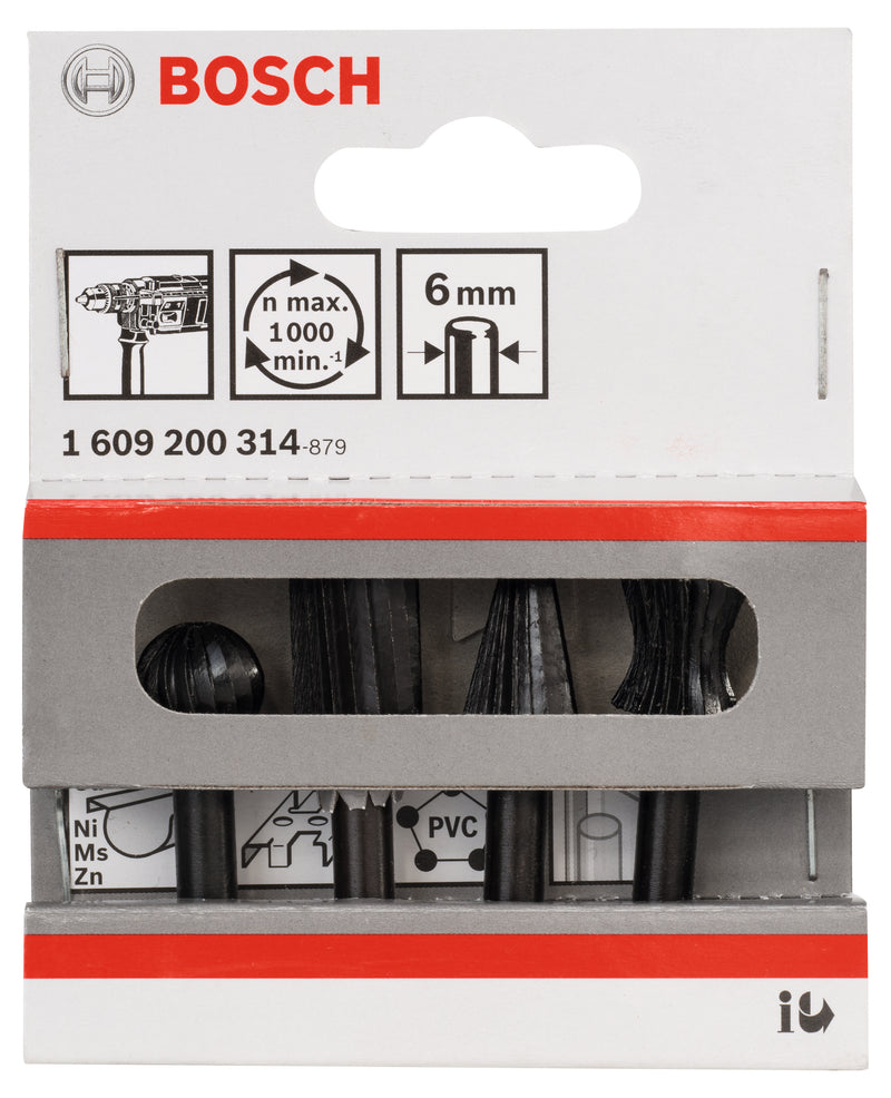 Bosch Set Of Rotary Files 4 PCE SET 6X30MM