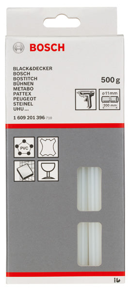 Barras de pegamento transparente Bosch (500 g)