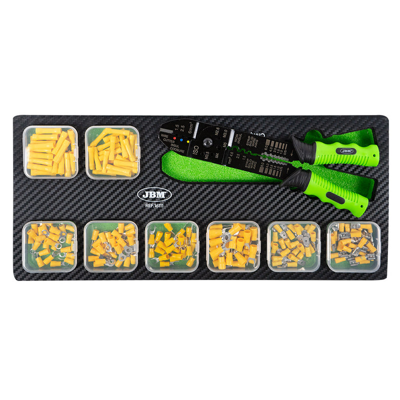 JBM (16111) Decapador de Fios + Tabuleiro de Terminais EVA para Armário