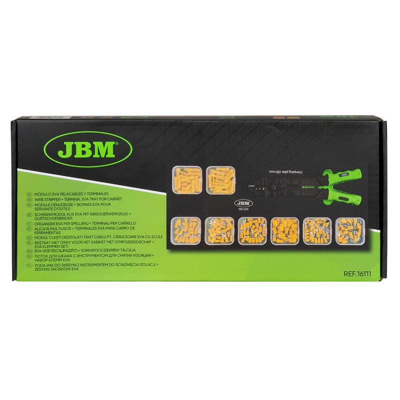 JBM (16111) Decapador de Fios + Tabuleiro de Terminais EVA para Armário